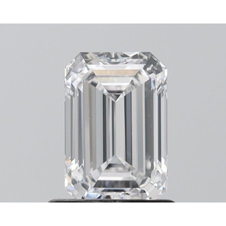Diament laboratoryjny bezbarwny szlif szmaragdowy, 1.05ct, VVS2, D, IGI LG680549546